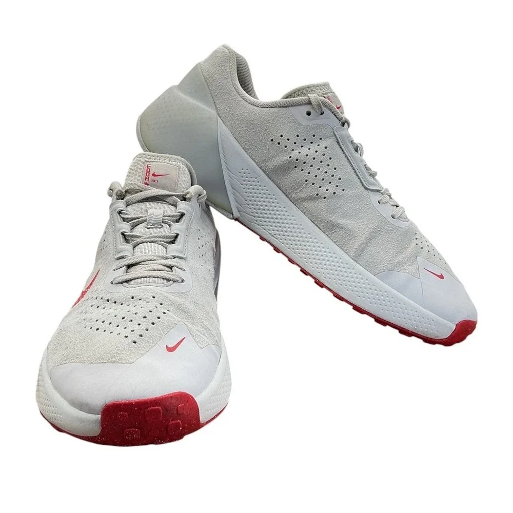 Nike Air Zoom TR 1‎ Mens Training Shoes Photon Dust University Red Size 11 M